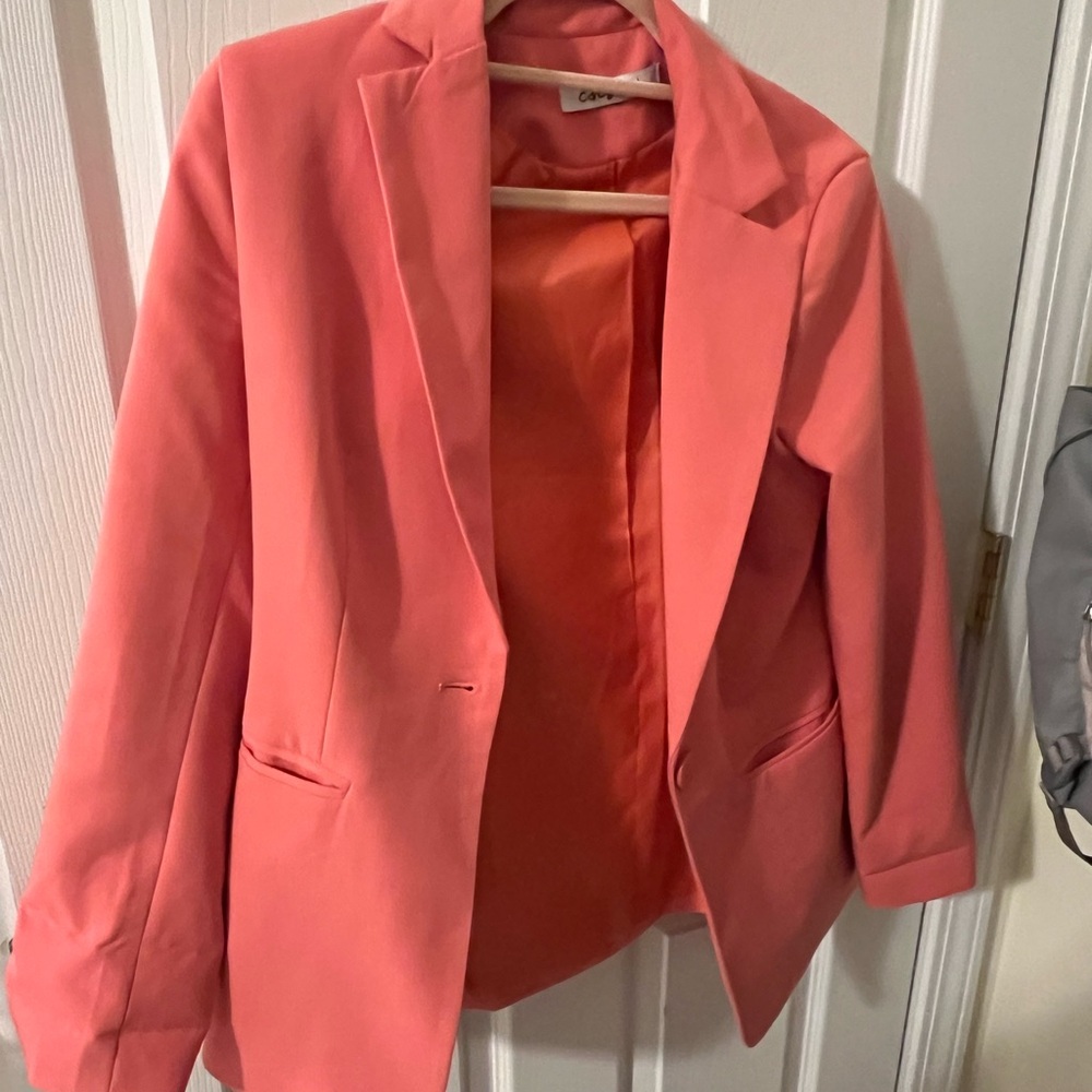 Elegant Coral Blazer for Women